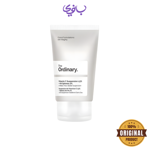 کرم سوسپانسیون ویتامین سی 23% + هیالورونیک اسید 2% اوردینری حجم 30 میل